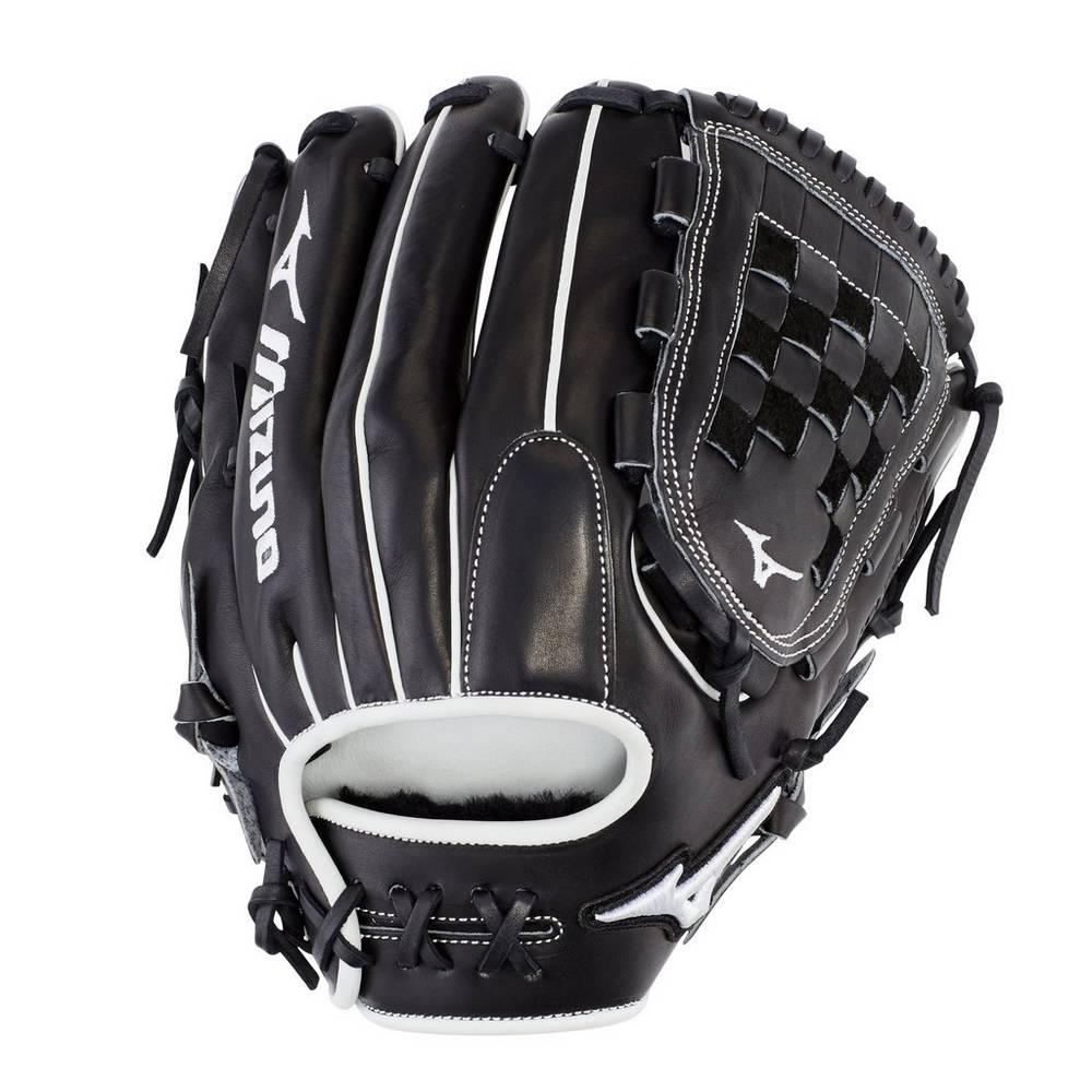 Mizuno Pro Select Fastpitch 12" - Bayan Eldiven - Siyah Türkiye (XBAZWK-573)